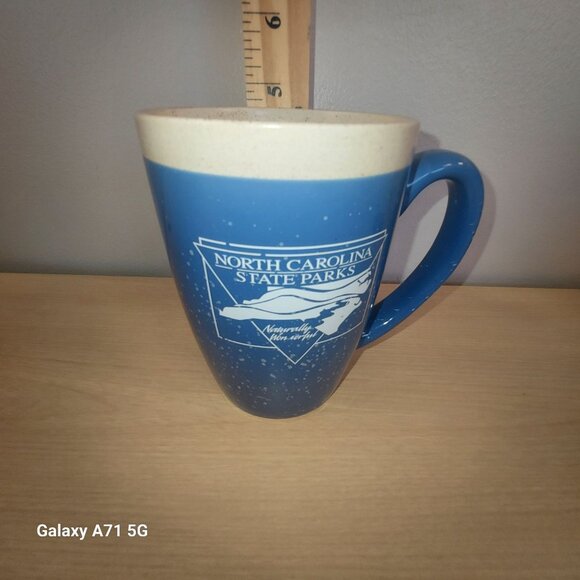 North Caroline State Park Naturally Wonderful Glossy Finish Blue and Tan Inside - Picture 7 of 7